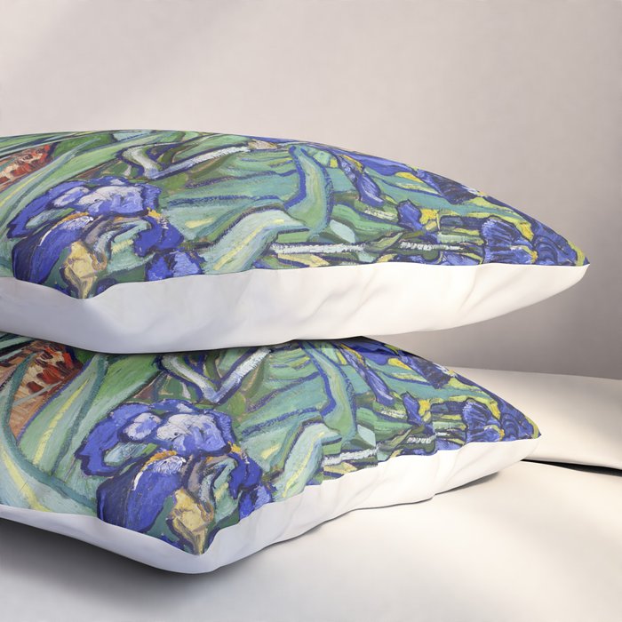 Irises by Vincent van Gogh Pillow Sham Gallery Image 3