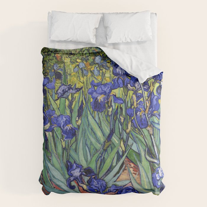 Irises by Vincent van Gogh Duvet Cover Gallery Image 6