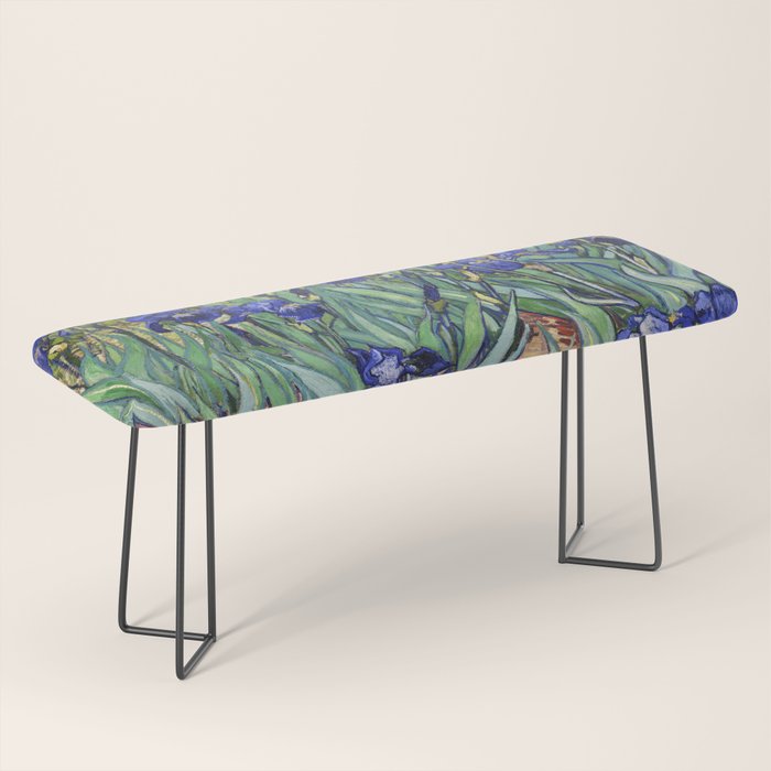 Irises by Vincent van Gogh Bench Gallery Image 1