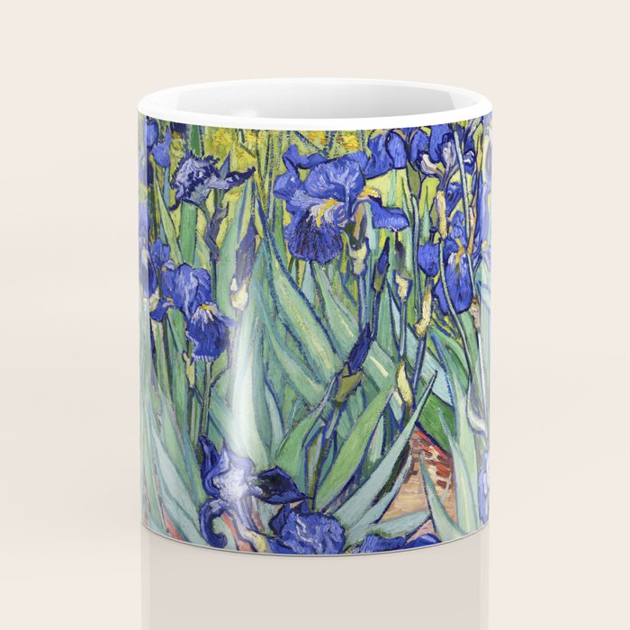 Irises by Vincent van Gogh Coffee Mug Gallery Image 4