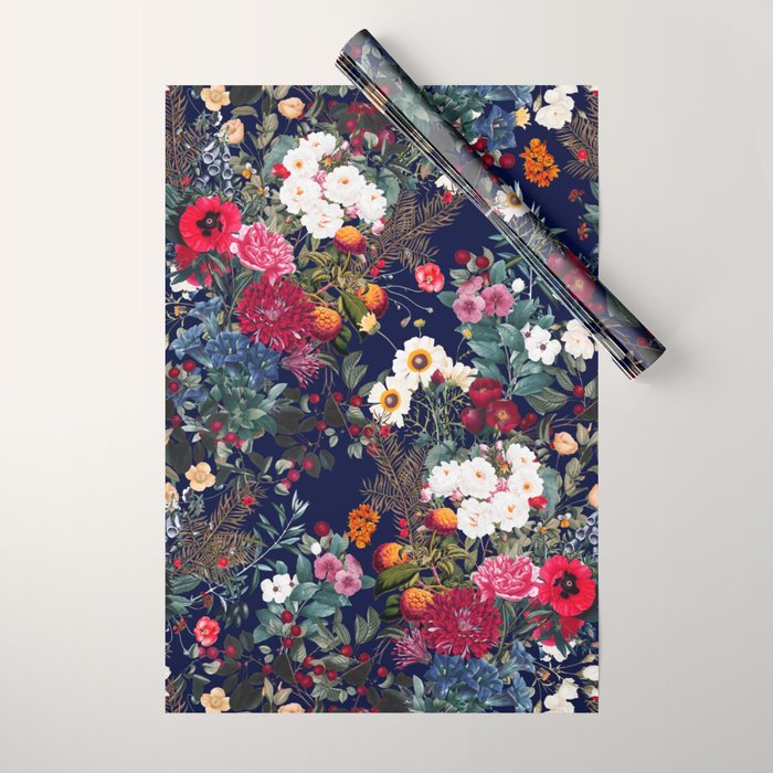 Midnight Garden VI Wrapping Paper Gallery Image 1