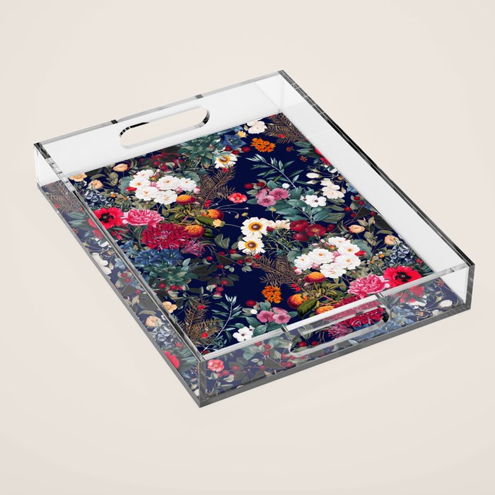 Midnight Garden VI Acrylic Tray Gallery Image 1