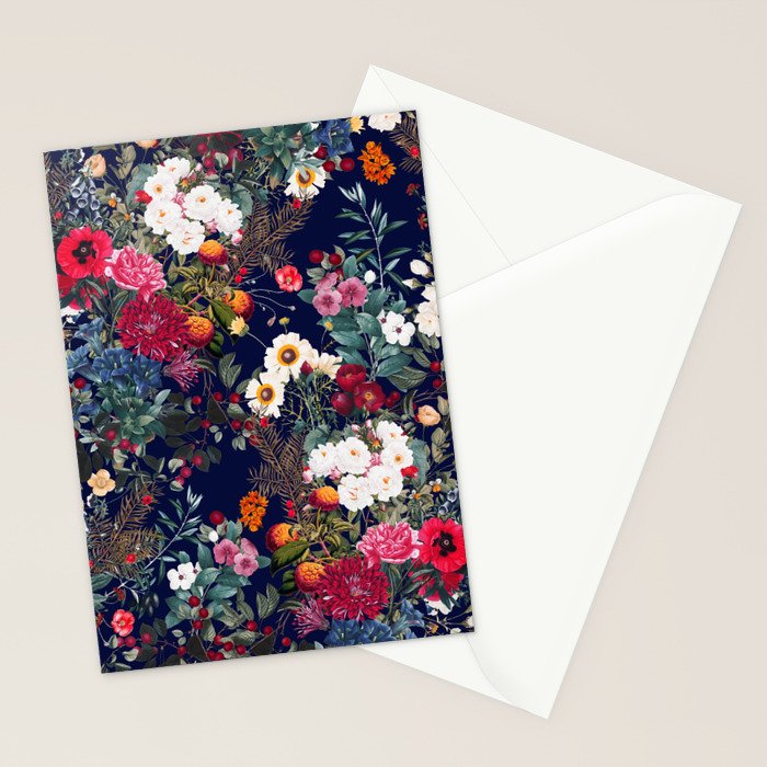 Midnight Garden VI Stationery Card Gallery Image 2