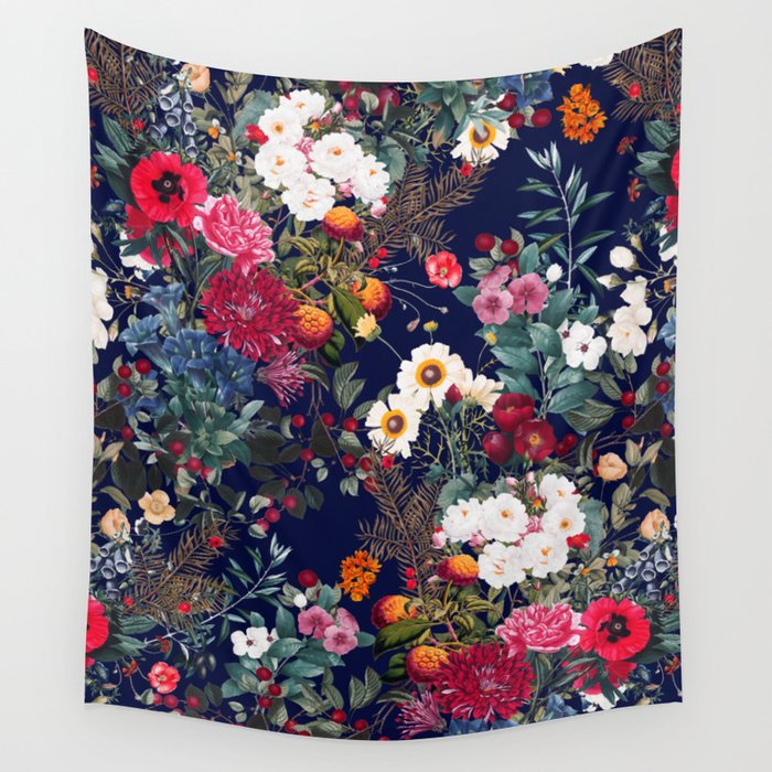 Midnight Garden VI Wall Tapestry Gallery Image 1
