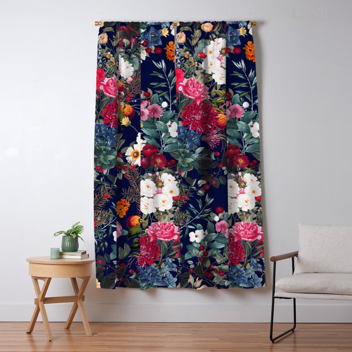 Midnight Garden VI Window Curtain Gallery Image 5