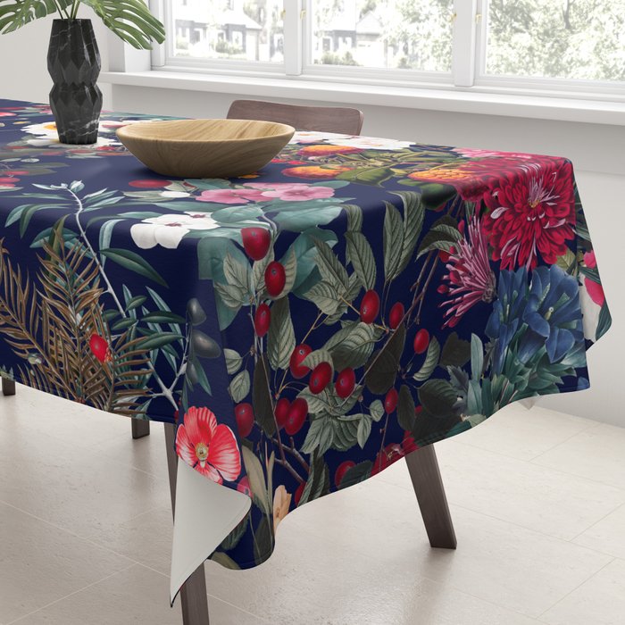 Midnight Garden VI Tablecloth Gallery Image 3
