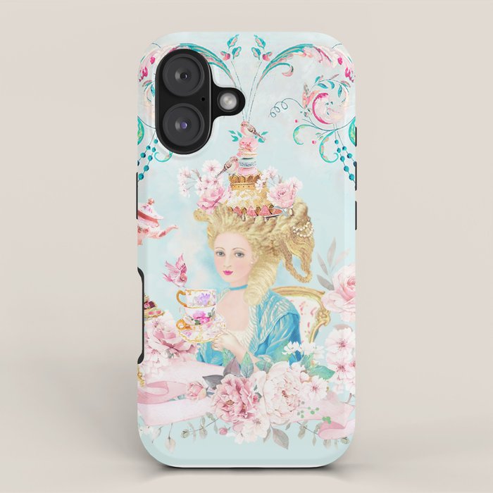 Marie Antoinette Hot Tea iPhone Case Gallery Image 1