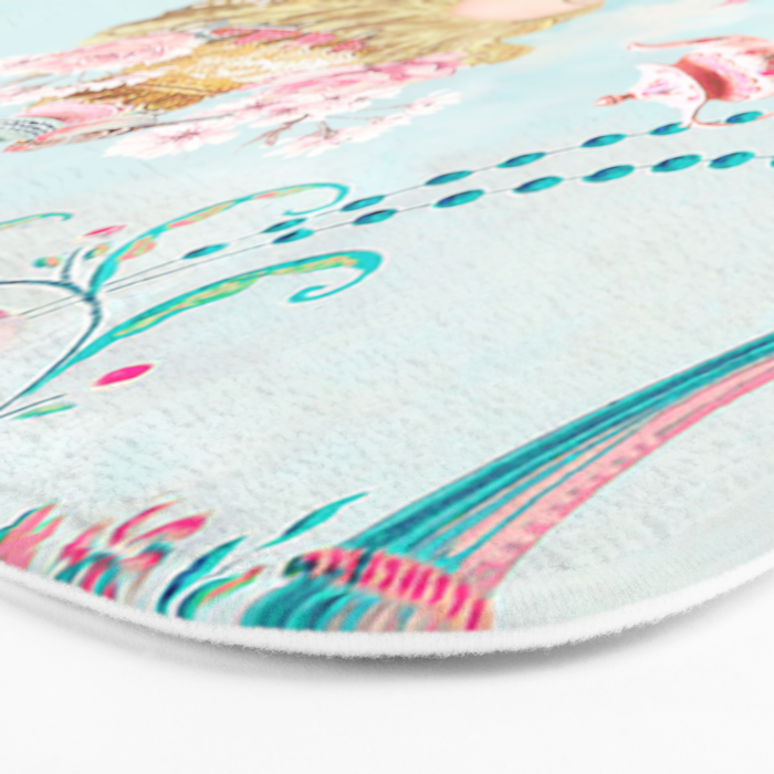 Marie Antoinette Hot Tea Bath Mat Gallery Image 3