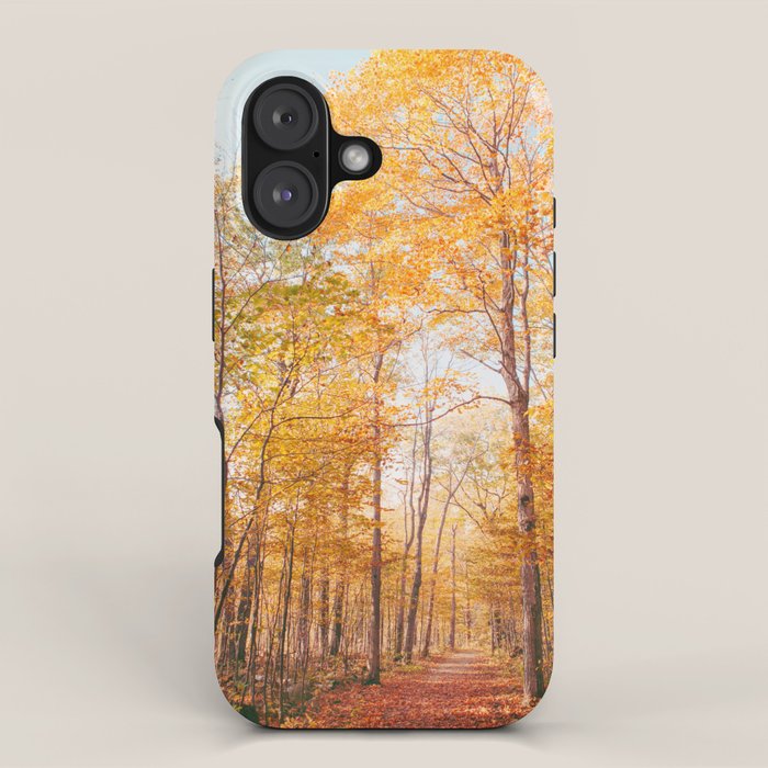Autumn Glory - Nature, Fall Forest Landscape Photography iPhone Case Gallery Image 1