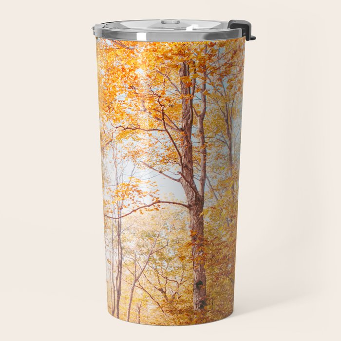 Autumn Glory - Nature, Fall Forest Landscape Photography Travel Mug Gallery Image 2