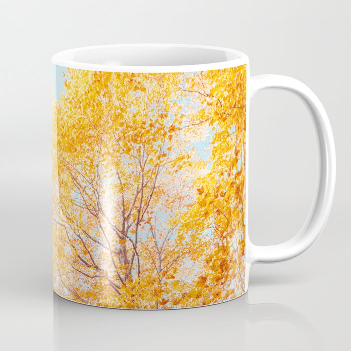 Autumn Glory - Nature, Fall Forest Landscape Photography Coffee Mug Gallery Image 1