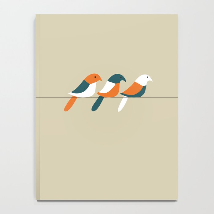 Birds on wire Notebook Gallery Image 4