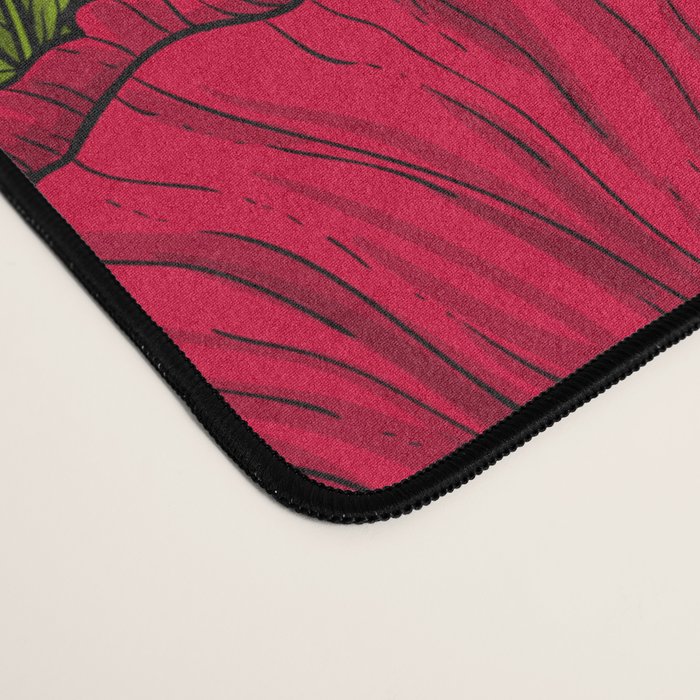 Red Poppy garden 2 Desk Mat Gallery Image 4