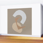 Three Shapes #1 Wall Mural Gallery Image 2