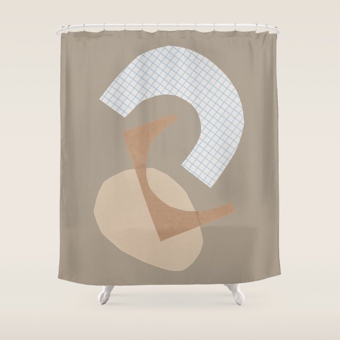 Three Shapes #1 Shower Curtain Gallery Image 1