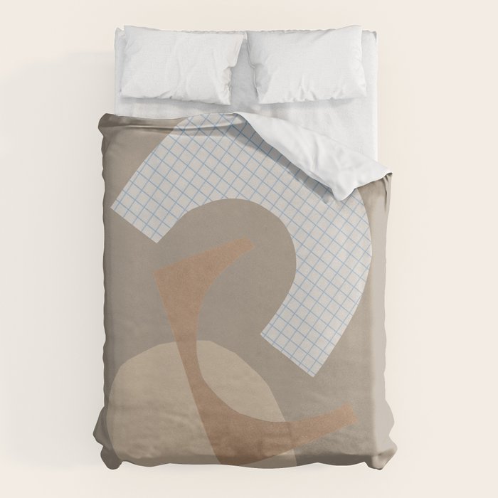 Three Shapes #1 Duvet Cover Gallery Image 6
