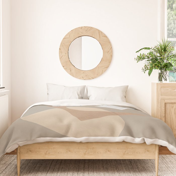 Three Shapes #1 Duvet Cover Gallery Image 3