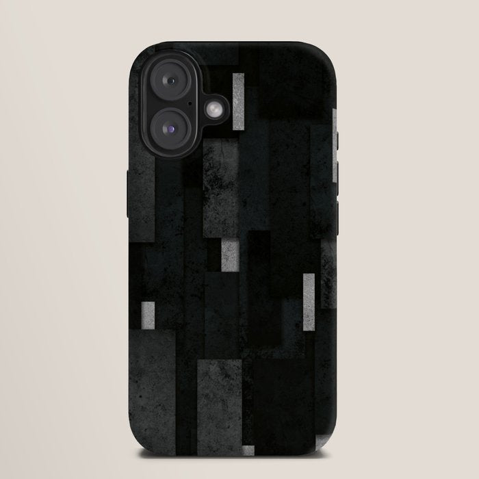 Silver and Black Urban Charcoal Spires iPhone Case Gallery Image 9