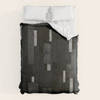 Silver and Black Urban Charcoal Spires Comforter Gallery Image 6