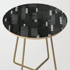 Silver and Black Urban Charcoal Spires Side Table Gallery Image 2