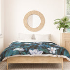 Moon Night Flowers Duvet Cover Gallery Image 3