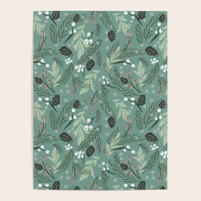 Christmas Foliage  - Pine Poster Gallery Image 4