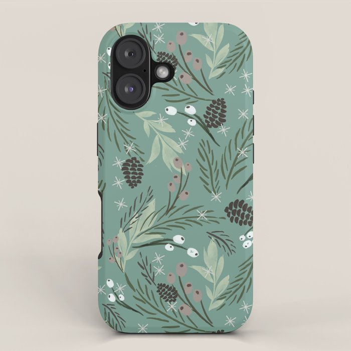 Christmas Foliage  - Pine iPhone Case Gallery Image 1