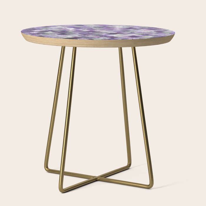 Mermaid Purple and Silver Side Table Gallery Image 1