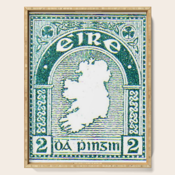 Ireland Postage Stamp Serving Tray Gallery Image 1