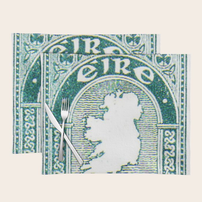 Ireland Postage Stamp Placemat Gallery Image 1