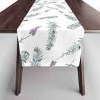 Lavender, Illustration Table Runner Gallery Image 1