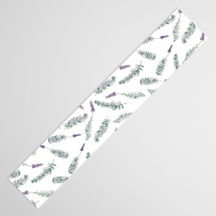 Lavender, Illustration Table Runner Gallery Image 3