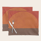 lines and shapes 1 abstract geometric Placemat Gallery Image 1