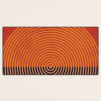 lines and shapes 1 abstract geometric Desk Mat Gallery Image 3