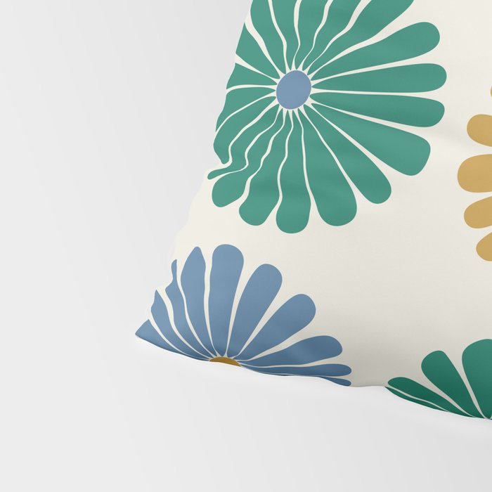 Retro Summer Daisies X Pillow Sham Gallery Image 4