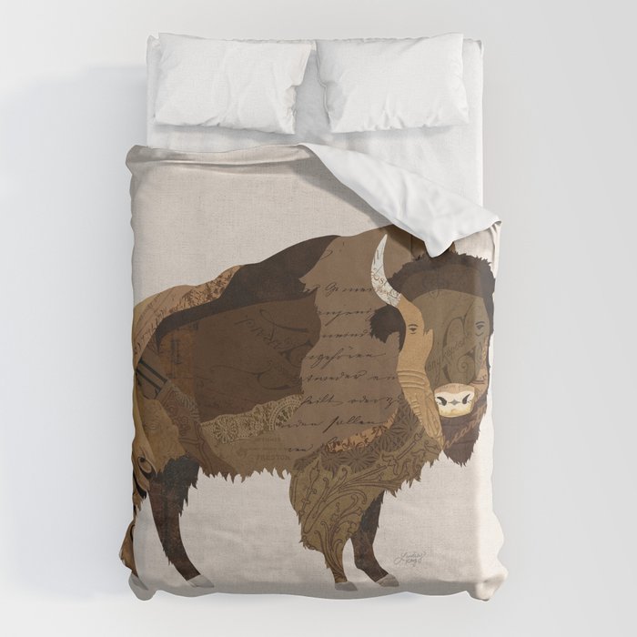 Buffalo Collage Duvet Cover Gallery Image 1