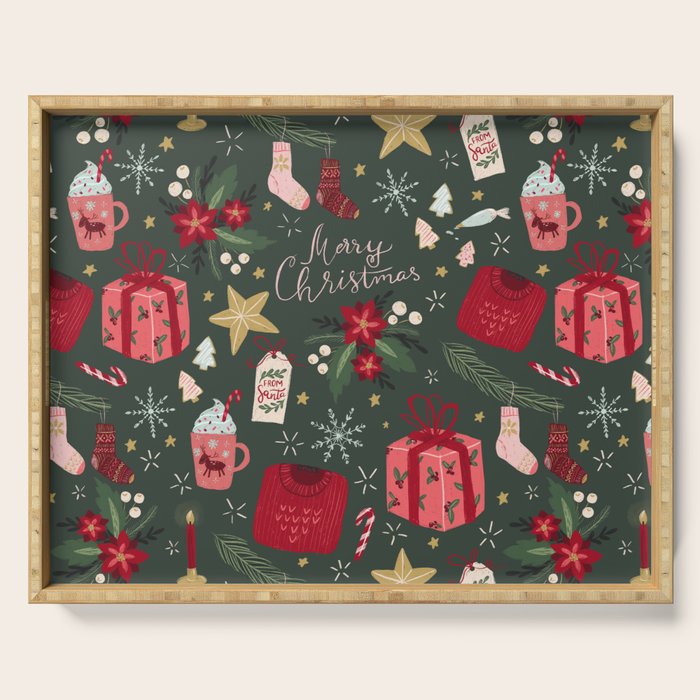Merry Christmas Serving Tray Gallery Image 1