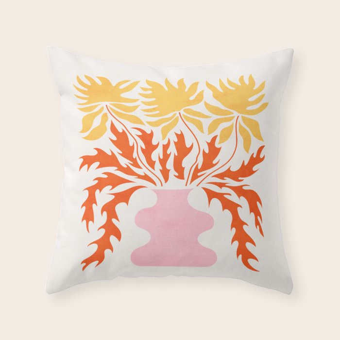 Amsterdam: Flower Market 03 | Botanica Edition Throw Pillow Gallery Image 6