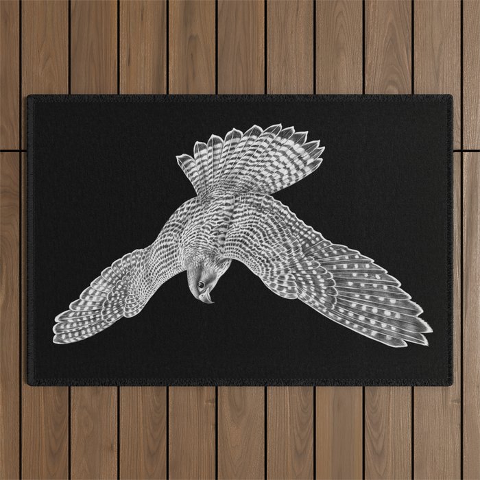 Peregrine Falcon Outdoor Rug Gallery Image 1