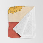 Bouquet Gift Yellow Throw Blanket Gallery Image 3