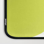 Bauhaus Mid Century Modern Geometric III Lime Green Laptop Sleeve Gallery Image 3