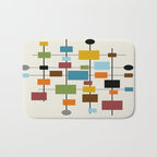 Mid-Century Modern Art 1.3 Bath Mat Gallery Image 1
