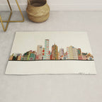 milwaukee wisconsin skyline Rug Gallery Image 1