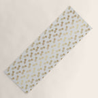 Gold Pineapple Pattern Yoga Mat Gallery Image 1
