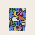 Colorful abstract organic shape art pattern  Wall Hanging Gallery Image 1