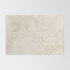 Elegant Ivory Damask 2 Rug Gallery Image 2