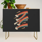 Cat Landscape 164: The Shooting Stars Credenza Gallery Image 1