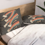 Cat Landscape 164: The Shooting Stars Pillow Sham Gallery Image 2