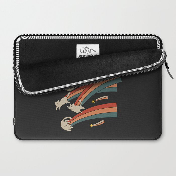 Cat Landscape 164: The Shooting Stars Laptop Sleeve Gallery Image 2