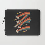 Cat Landscape 164: The Shooting Stars Laptop Sleeve Gallery Image 1
